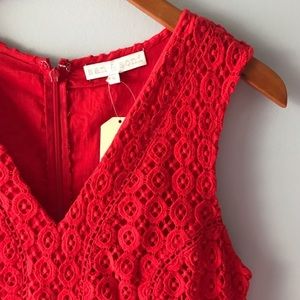 Anthropologie San & Soni Founced Lace Crochet NWT!